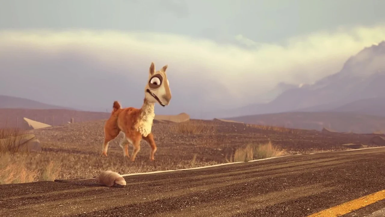 Caminandes 1: Llama Drama artwork